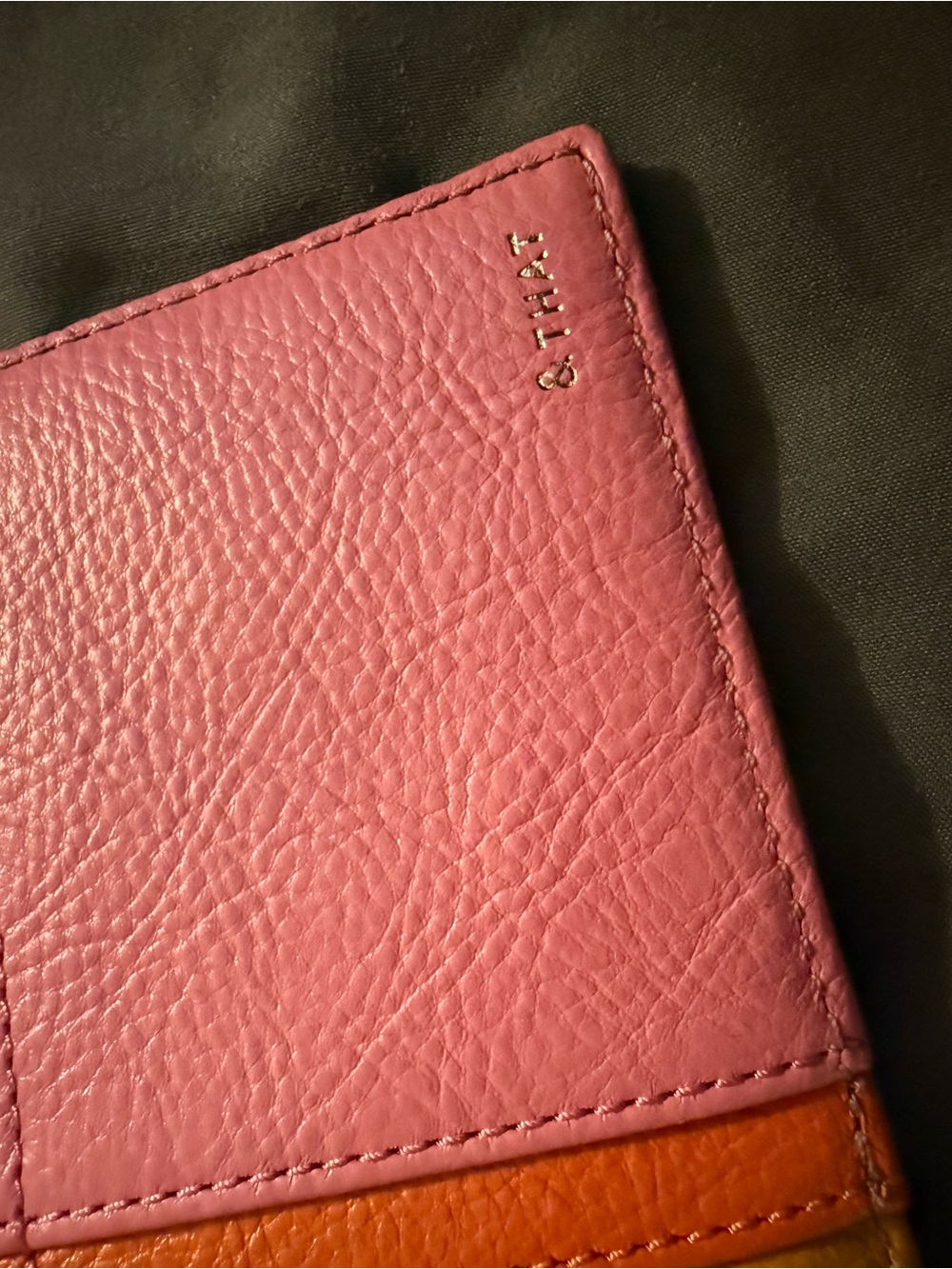 Fossil Magenta Leather Passport Wallet - Picture 6 of 6